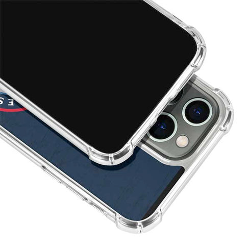 NBA Los Angeles Clippers Distressed Blue iPhone 13 Pro Max Clear Case